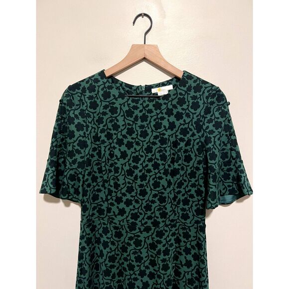 Boden Alexis Jersey Dress in Enchanted Vine‎ Midi Women's Size 8R - Picture 9 of 11